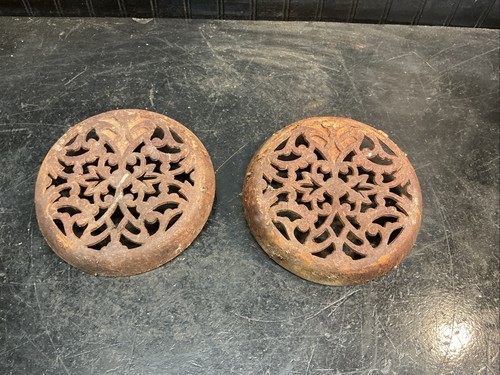 Pair vtg cast - vtg, stove