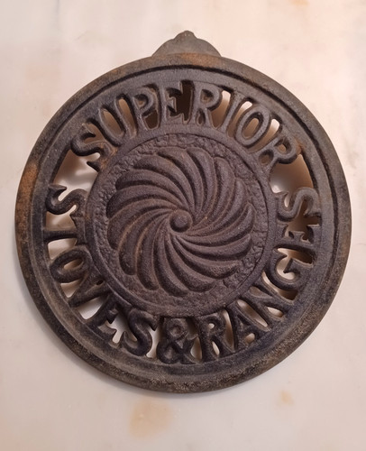 Vtg antique cast iron stove - vtg,