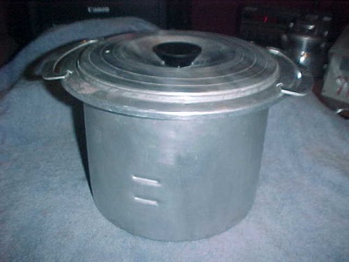 Deep aluminum pot - deep,
